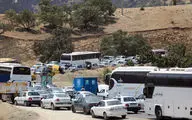 جاده هراز در ترافیک سنگین؛ کندوان یکطرفه شد