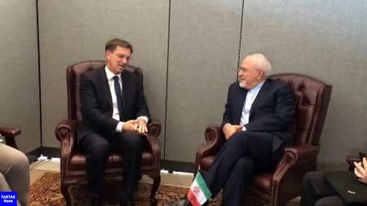 دیدار وزیر خارجه اسلوونی با وزیر خارجه ایران در در مجمع عمومی سازمان ملل