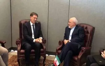 دیدار وزیر خارجه اسلوونی با وزیر خارجه ایران در در مجمع عمومی سازمان ملل