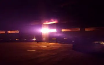 آتش‌سوزی گسترده در کارخانه لبنیاتی میهن اسلام شهر تهران