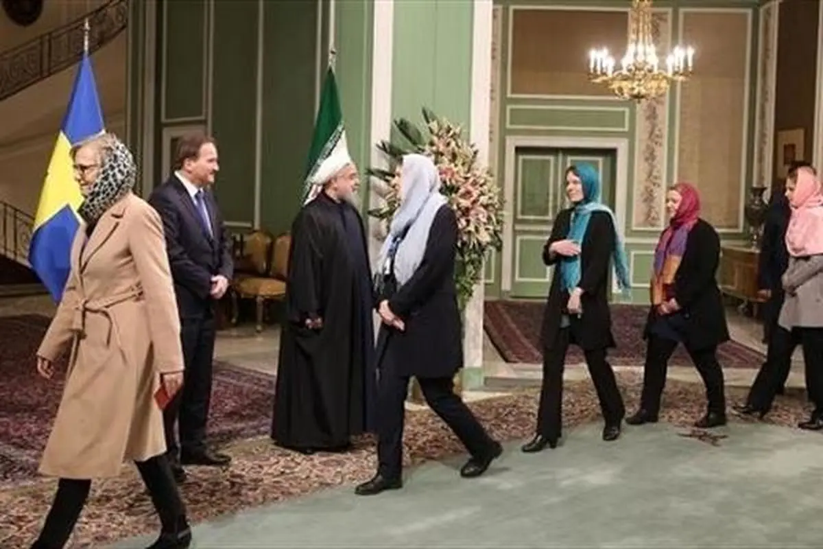 انتقاد از وزیر سوئدی بخاطر حجاب در ایران