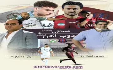 نساجی قائمشهر  - ذوب‌آهن؛ غمگین ترین بازی در وطنی قائمشهر!