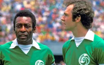 تنها ستاره استقلالی که با پله و بکن بائر همبازی بود (عکس) 