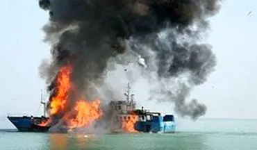 انفجار یک قایق حین سوخت گیری + فیلم 