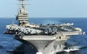  رسیدن ناو آبراهام لینکلن به دریای عرب 