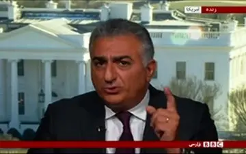 گاف رضاپهلوی روی آنتن بی بی سی فارسی + فیلم