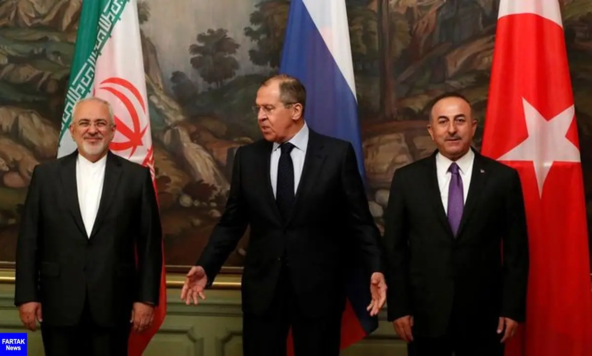 دیدار سه‌جانبه وزیران خارجه ترکیه،‌ روسیه و ایران/ لاوروف: مصلحت ما در حفظ وحدت سوریه است