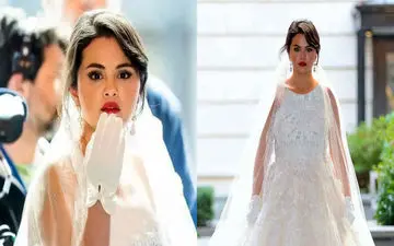 راز بزرگ مراسم سپتامبر؛ لباس عروس سلینا را کدام برند طراحی می‌کند؟