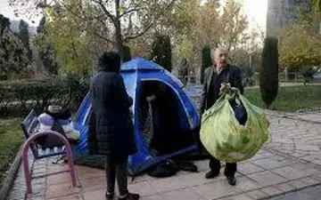 فوت مرد ۴۰ ساله و مسمومیت خانواده اش در چادر اسکان اضطراری پارک ملارد