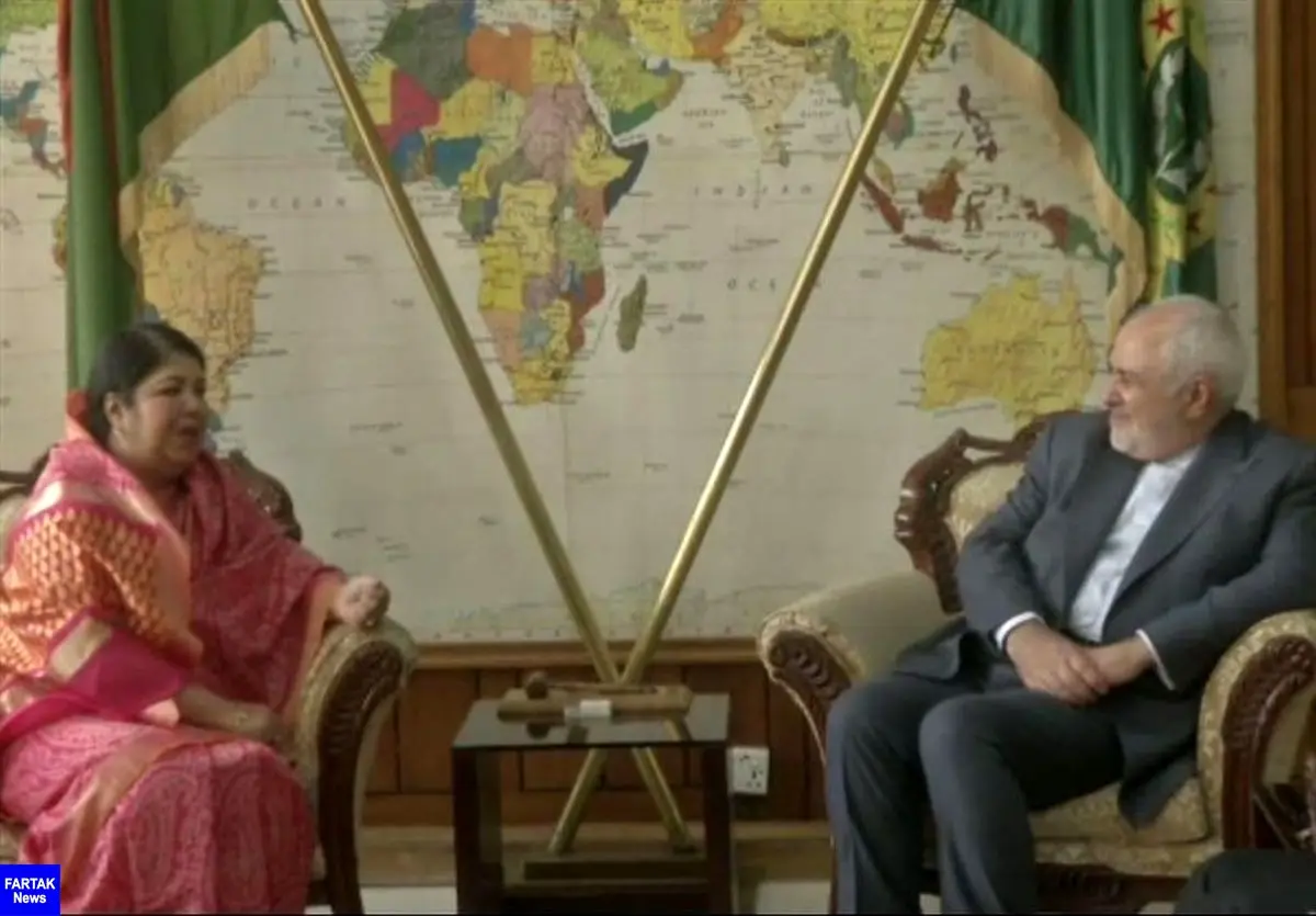  دیدار و گفتگوی ظریف با رئیس پارلمان بنگلادش 