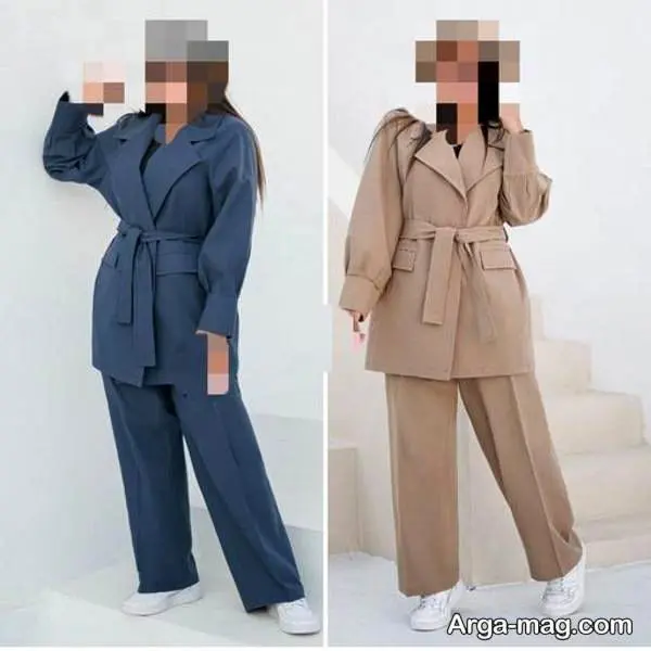 ست مانتو و شلوار بگی لاکچری