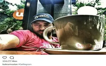 سلفی جالب بهرام رادان در شانگهای! (عکس)