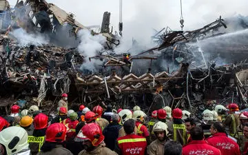 111 مجروح حادثه پلاسکو/37 مورد انتقال به مراکز درمانی