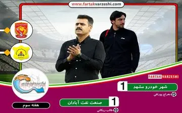  فرار آبادانی ها از باخت در دقیقه 93