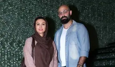 تیپ حدیثه تهرانی و همسرش در کنار هم + عکس