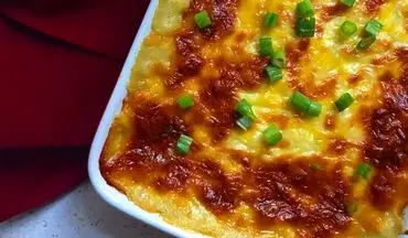 طرز تهیه کسرول ذرت و پنیر پیتزا !