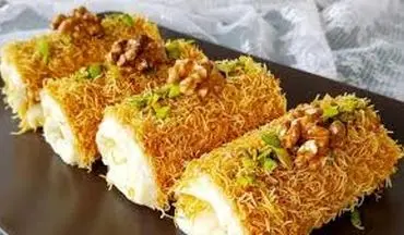 طرز تهیه  کنافه ترکی پنیری| طعمش بی نظیره!