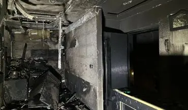 آتش‌سوزی ساختمان اداری در بزرگراه ستاری تهران+ تصاویر