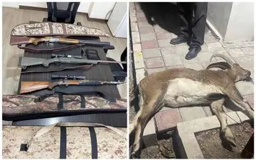 شکارچیان غیرمجاز در مهران به دام افتادند