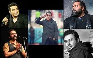 حمایت خوانندگان مشهور از علی کریمی/ از آقای خاص تا مشکی پوش