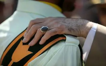 عکس/ انگشتر رهبرانقلاب