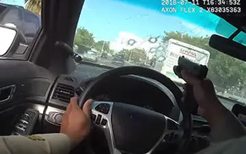 تیراندازی و تعقیب و گریز هولناک پلیس + فیلم