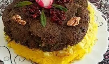 طرز تهیه ته چین کوکو سبزی !