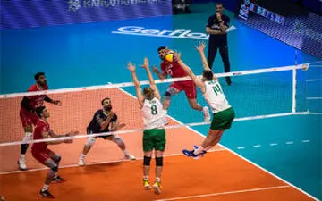تیم ملی والیبال ایران برابر بلغارستان شکست خورد