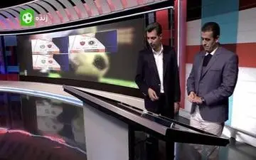 مجادله فتاحی و خمارلو بر سر حواشی سپاهان - پرسپولیس+فیلم 