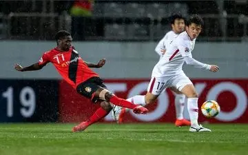 بازگشت لحظه پایانی کاشیما مقابل نماینده کره‌جنوبی