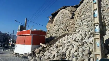 تصاویری بعد از زلزله در استان کرمانشاه