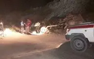 حادثه دلخراش در جاده هراز: واژگونی وانت مزدا با یک کشته و سه مصدوم