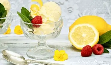 بستنی مرنگ لیمویی | یه دسر فوق العاده برای جشن ها و مهمانی ها