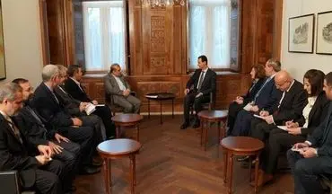 
رایزنی دستیار ارشد ظریف با بشار اسد
