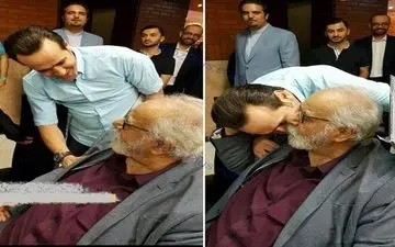 دیدار علی کریمی با ناصر ملک مطیعی+ عکس