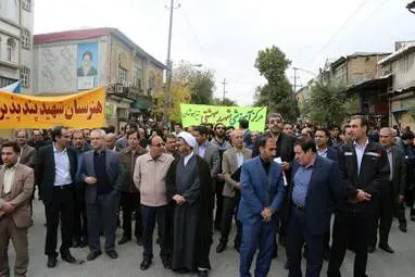 حضور پرشور مردم کرمانشاه در راهپیمایی روز دانش آموز به روایت تصویر