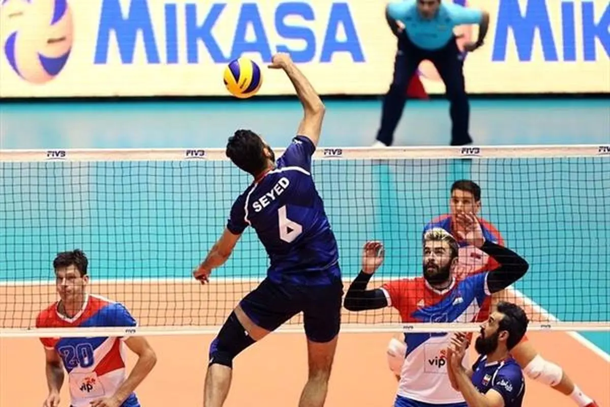شکست والیبال ایران مقابل مدافع عنوان قهرمانی