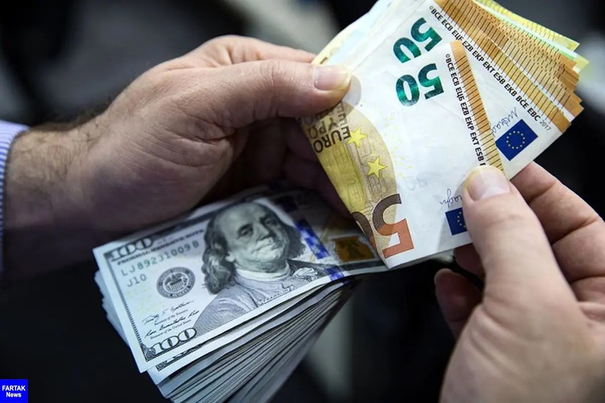 قیمت دلار و قیمت یورو در صرافی‌ها