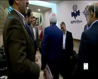 ورود هاشمی طبا به سازمان صدا و سیما + تصاویر