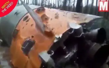 کشف بقایای سفینه فضایی در دل یک جنگل!+فیلم