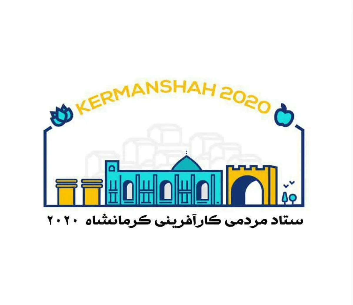 رونمایی از  لوگوی ستاد مردمی کرمانشاه2020  
