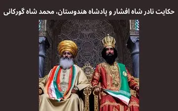 داستان نادر شاه افشار و محمد شاه گورکانی، حاکم هندوستان