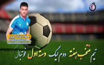 میلاد پاک پرور؛ بهترین هافبک راست هفته دوم لیگ یک 