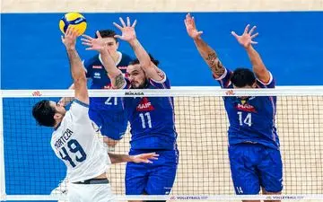 شریفی تنها ستاره ایران مقابل فرانسه | ۱۶ امتیاز در میان شکست تیم

