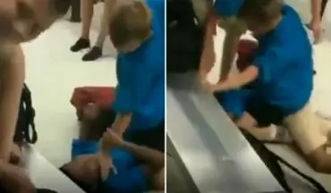 ضرب و شتم وحشیانه دانش‌آموز سیاه‌پوست در مدرسه