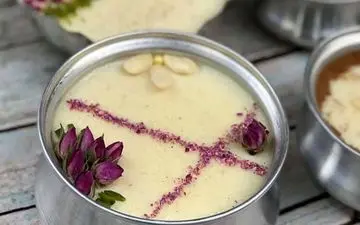 شیر برنج به سبک فرانسوی؛ دسری لطیف‌تر برای سفره افطار