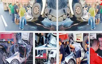 عجیب ولی واقعی؛ نجات معجزه آسا از یک تصادف 