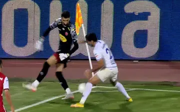 لایی زدن بیرانوند و موقعیت از دست رفته گل گهر + ویدئو