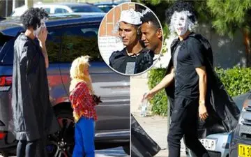 کریس رونالدو در لباس خوش آشام (عکس)