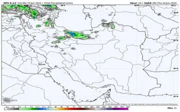 هشدار وقوع سیل و تخریب محصولات کشاورزی به ۶ استان کشور